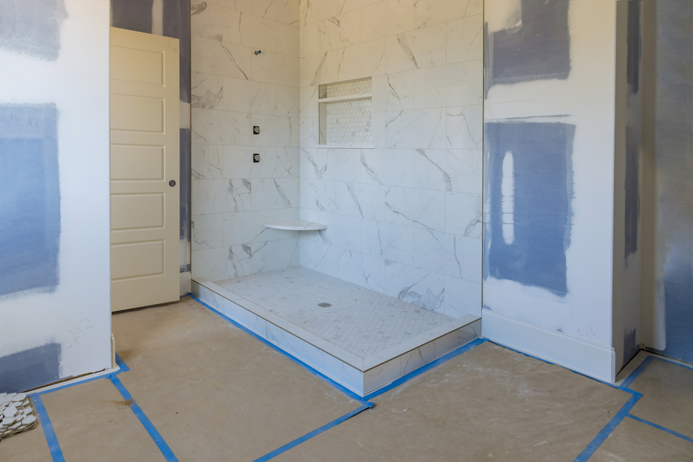 Renovation,construction,of,master,bathroom,with,new,under,construction,bathroom